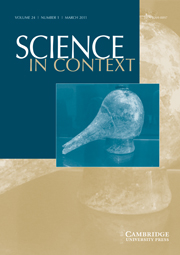 Science in Context Volume 24 - Issue 1 -