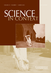 Science in Context Volume 25 - Issue 1 -  Witness to Disaster: Earthquakes and Expertise in Comparative Perspective