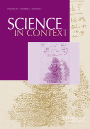 Science in Context Volume 26 - Issue 2 -  Knowledge in the Making