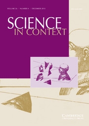 Science in Context Volume 26 - Issue 4 -  Approaches, Styles, and Narratives: Reflections on Doing History of Science