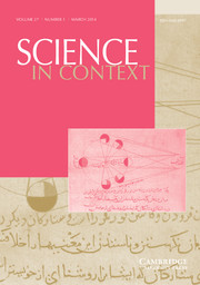 Science in Context Volume 27 - Issue 1 -