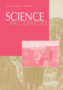 Science in Context Volume 27 - Issue 3 -