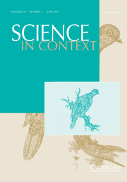 Science in Context Volume 28 - Issue 2 -