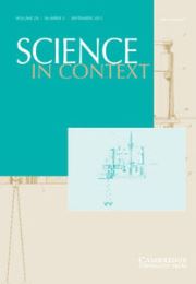 Science in Context Volume 28 - Issue 3 -