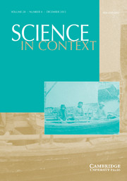 Science in Context Volume 28 - Issue 4 -