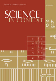 Science in Context Volume 30 - Issue 2 -