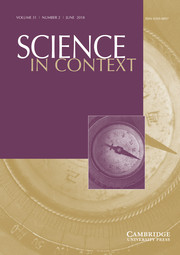 Science in Context Volume 31 - Issue 2 -