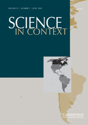 Science In Context | Latest Issue | Cambridge Core