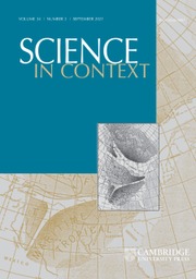 Science in Context Volume 34 - Issue 3 -