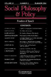 Social Philosophy and Policy Volume 21 - Issue 1 -