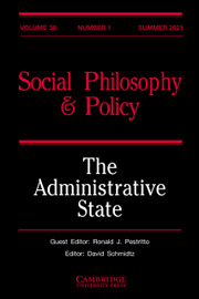 Social Philosophy and Policy Volume 38 - Issue 1 -