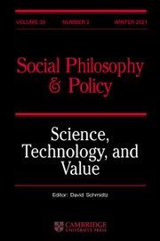 Social Philosophy and Policy Volume 38 - Issue 2 -