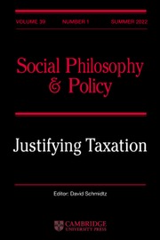 Social Philosophy and Policy Volume 39 - Issue 1 -