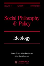 Social Philosophy and Policy Volume 41 - Issue 1 -