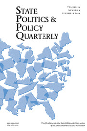 State Politics & Policy Quarterly Volume 16 - Issue 4 -