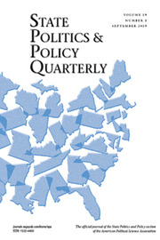 State Politics & Policy Quarterly Volume 19 - Issue 3 -