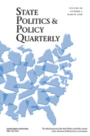 State Politics & Policy Quarterly Volume 20 - Issue 1 -