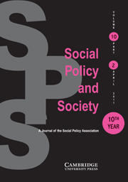Social Policy and Society Volume 10 - Issue 2 -