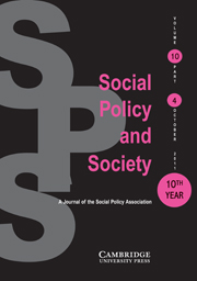 Social Policy and Society Volume 10 - Issue 4 -