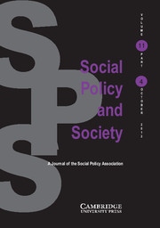 Social Policy and Society Volume 11 - Issue 4 -