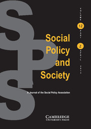 Social Policy and Society Volume 12 - Issue 2 -