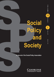 Social Policy and Society Volume 12 - Issue 3 -