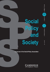 Social Policy and Society Volume 13 - Issue 1 -