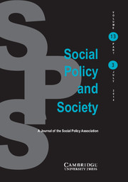 Social Policy and Society Volume 13 - Issue 3 -