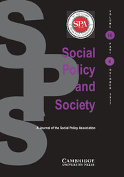 Social Policy and Society Volume 16 - Issue 4 -