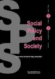 Social Policy and Society Volume 5 - Issue 4 -