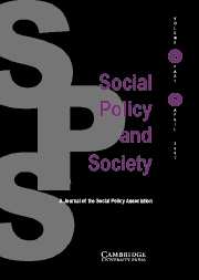 Social Policy and Society Volume 6 - Issue 2 -