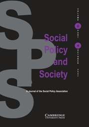 Social Policy and Society Volume 6 - Issue 4 -