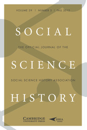 Social Science History Volume 39 - Issue 3 -