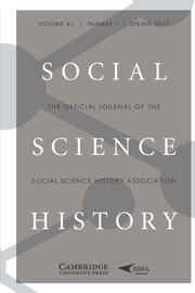 Social Science History Volume 41 - Special Issue1 -  European Civil Society