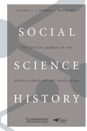 Social Science History Volume 41 - Issue 4 -