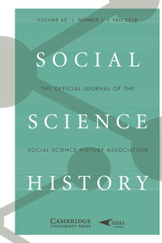 Social Science History Volume 42 - Issue 3 -