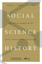 Social Science History Volume 43 - Issue 4 -