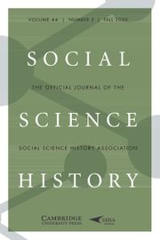 Social Science History Volume 44 - Special Issue3 -  Selection Bias and Social Science History