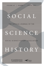 Social Science History Volume 45 - Issue 1 -