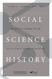 Social Science History Volume 45 - Special Issue4 -  Soils and Sustainability