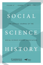 Social Science History Volume 47 - Issue 1 -