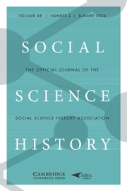 Social Science History Volume 48 - Issue 2 -