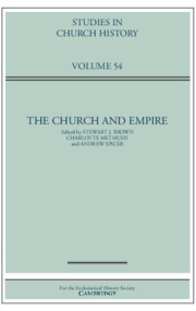 Studies in Church History Volume 54 - Issue  -
