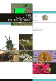 The Canadian Entomologist Volume 150 - Issue 4 -