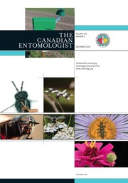 The Canadian Entomologist Volume 150 - Issue 6 -