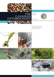 The Canadian Entomologist Volume 152 - Issue 1 -
