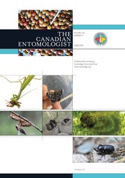 The Canadian Entomologist Volume 152 - Issue 3 -