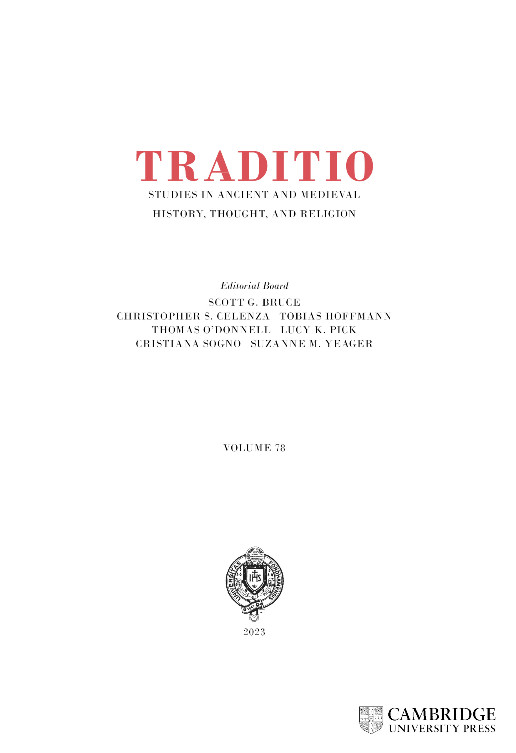 Baptismal Renunciation And The Moral Reform Of Charlemagne S Christian Empire Traditio Cambridge Core