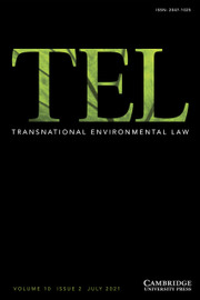 Transnational Environmental Law Volume 10 - Issue 2 -