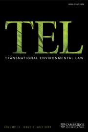 Transnational Environmental Law Volume 11 - Issue 2 -